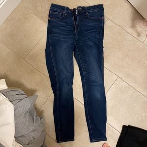 Madewell 10” high rise skinny size 28